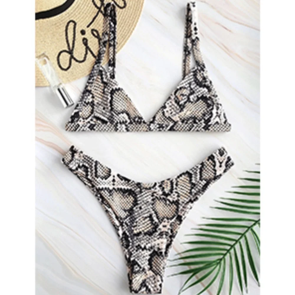 Snake Print Bikini - Picture 2 of 11